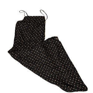 American eagle women’s Size M floral satin long dress